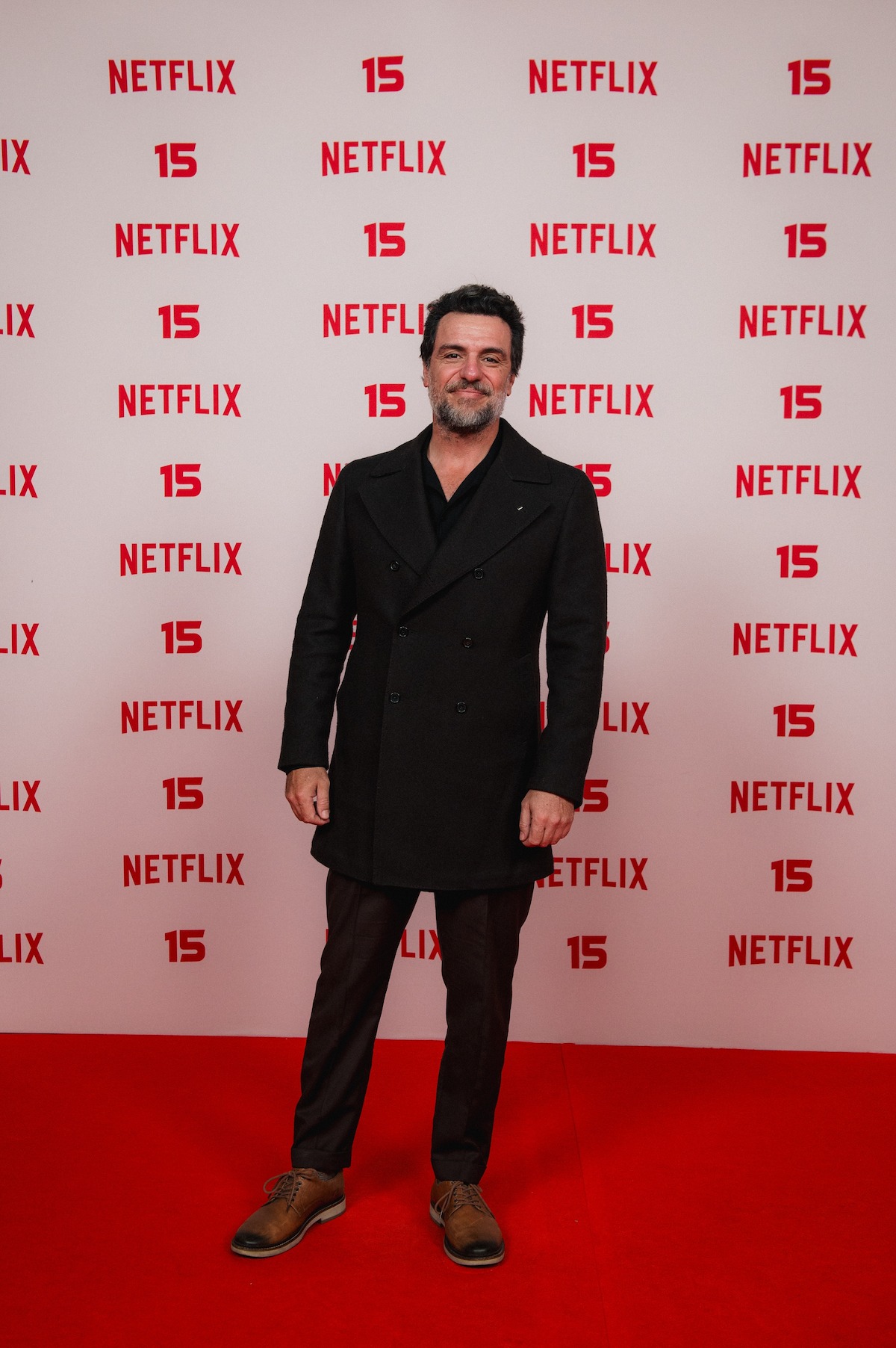 Rodrigo Lombardi em foto no tapete vermelho