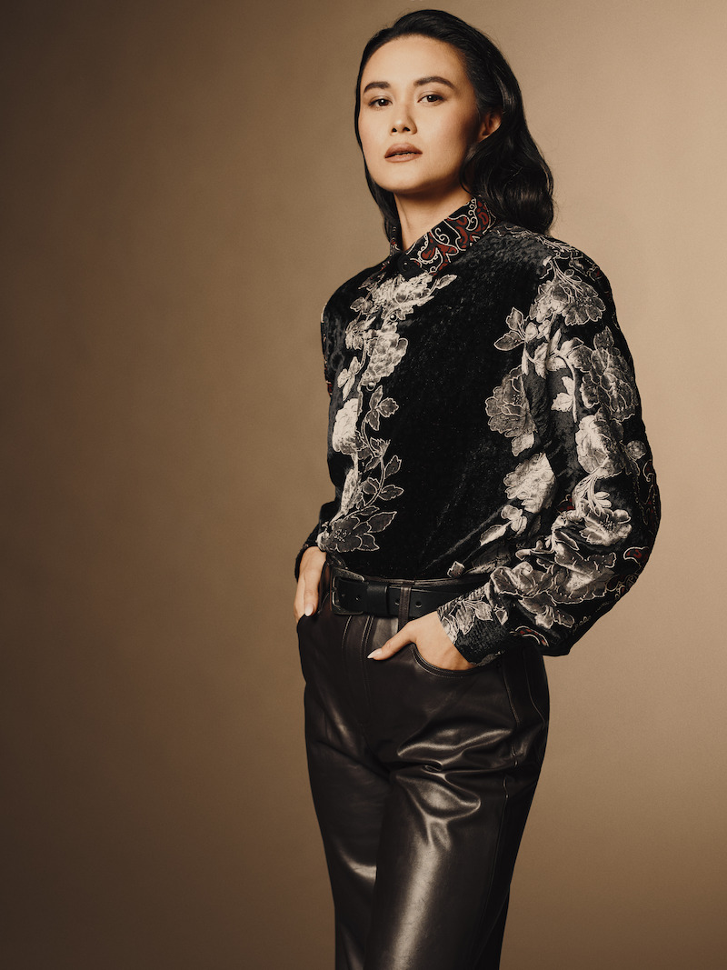 Chelsea Muirhead poses in a glam shoot.