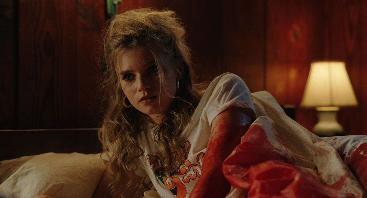 Abbey Lee as Delly West in Florida Man Season 1.