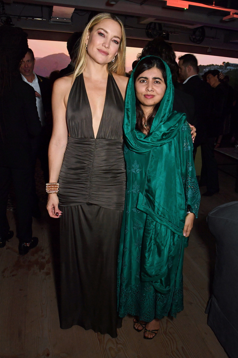 Kate Hudson and Malala Yousafzai 