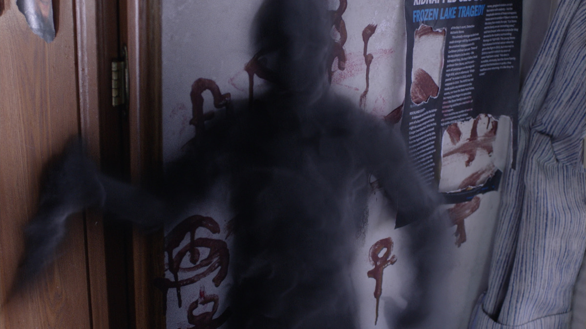 A grey shadowy figure. 