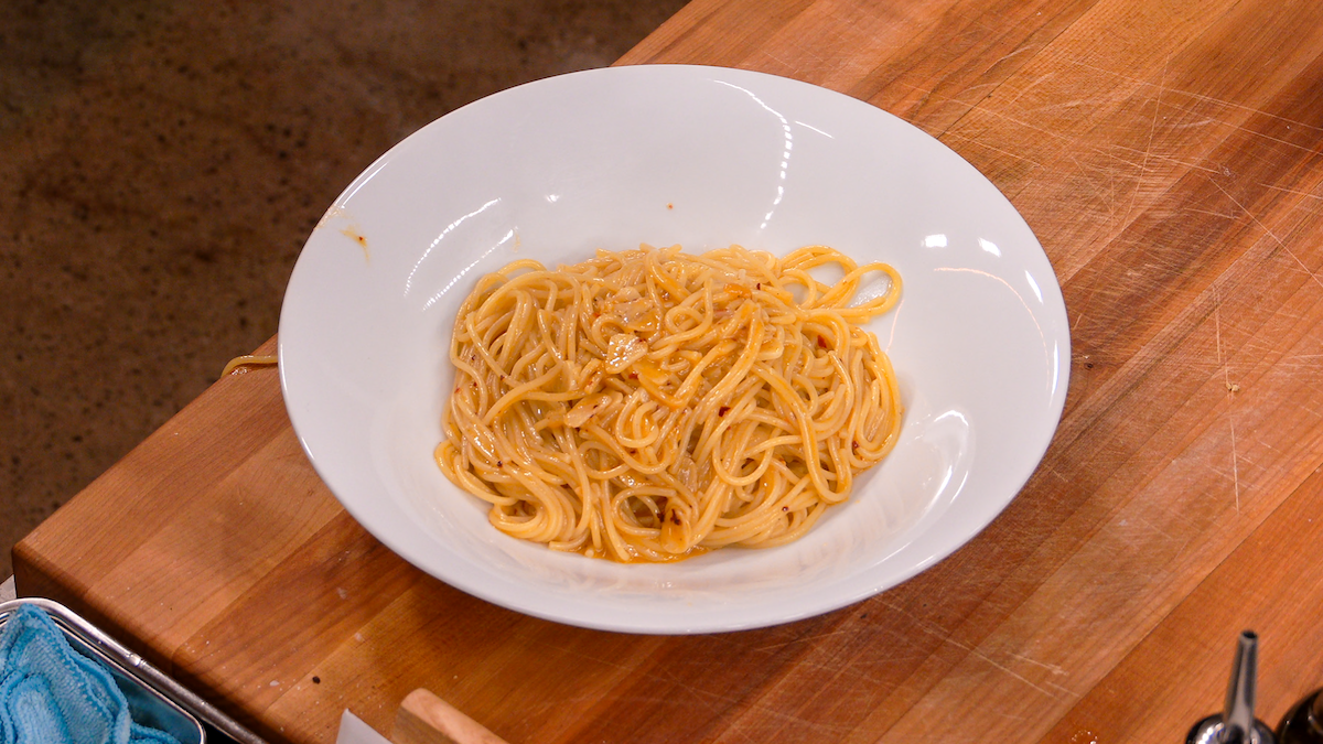 David Chang’s Spaghetti Aglio e Olio