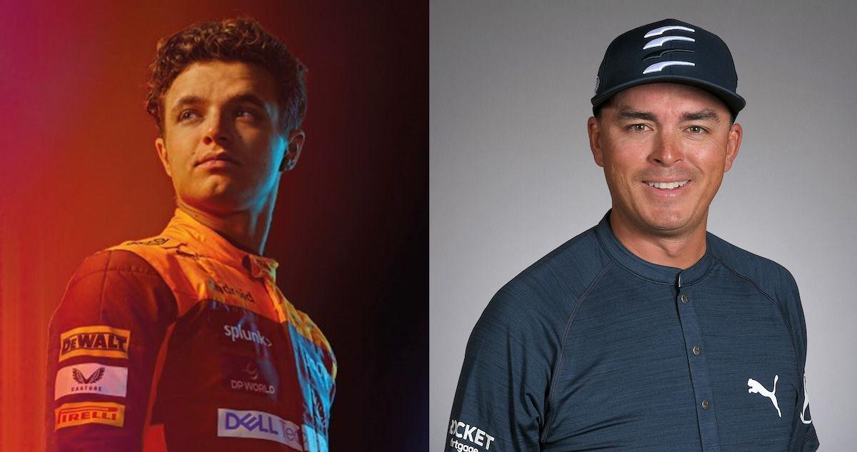 Lando Norris (McLaren Racing) and Rickie Fowler team up in ‘The Netflix Cup.’ 