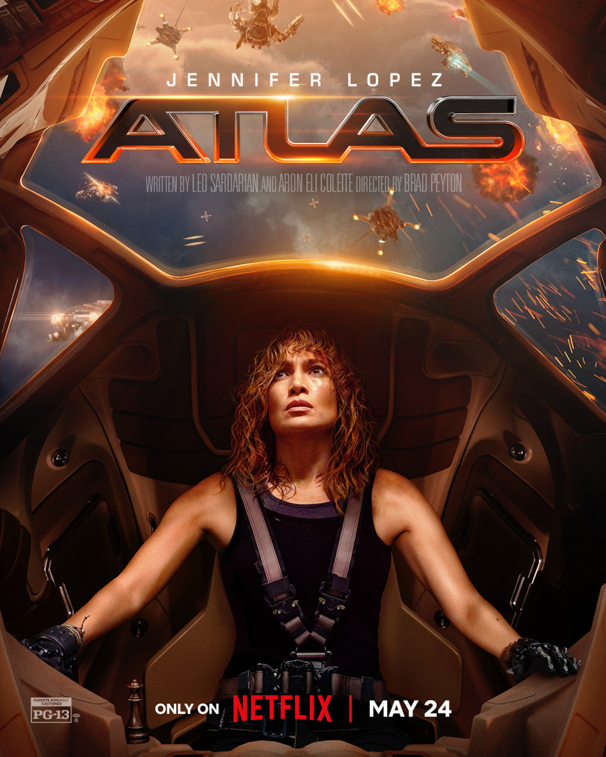 ‘Atlas’ coming to Netflix on May 24, 2024.