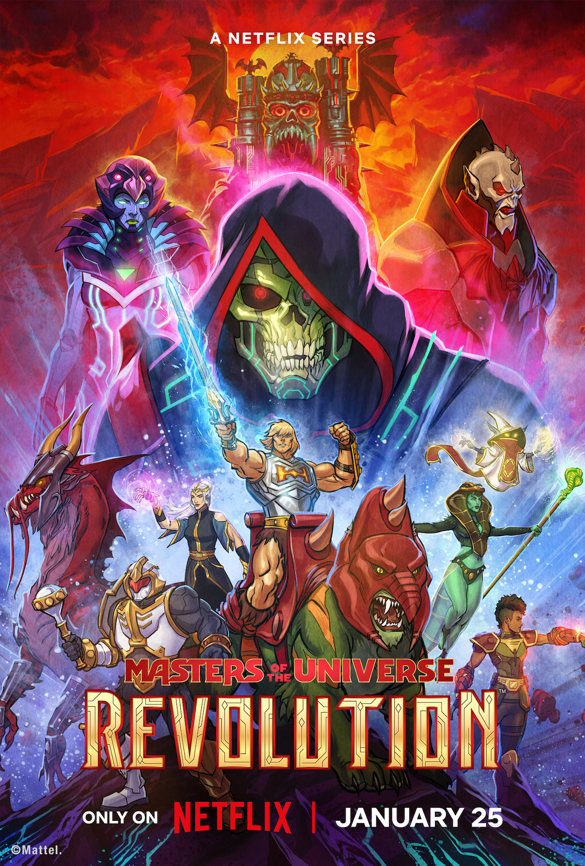 Masters of the Universe: Revolution Trailer Reveals He-Man And Teela Vs.  Skeletor, Hordak, & More