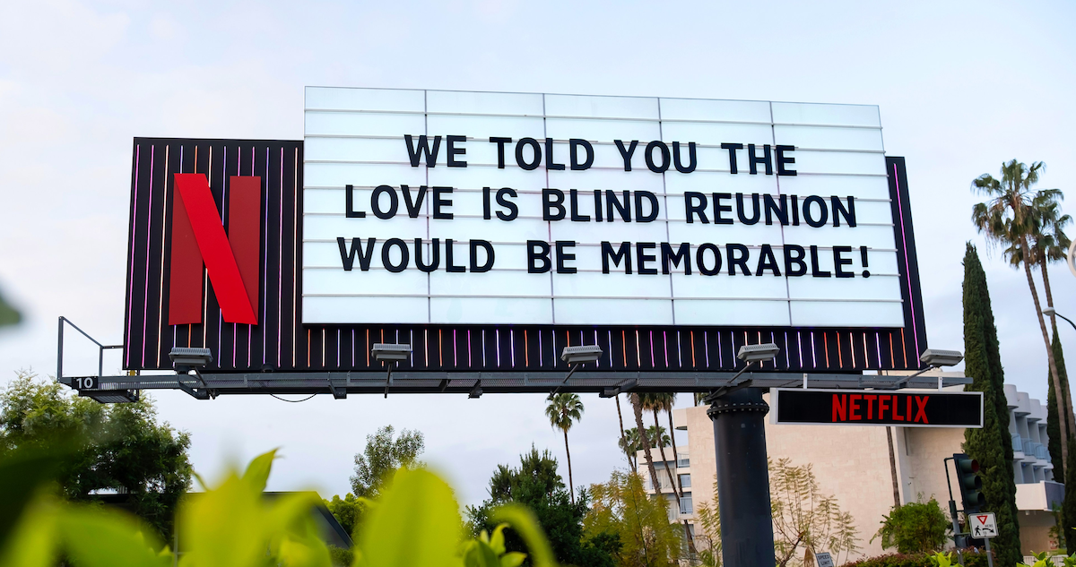 ‘Love Is Blind Reunion’ Sunset marquee