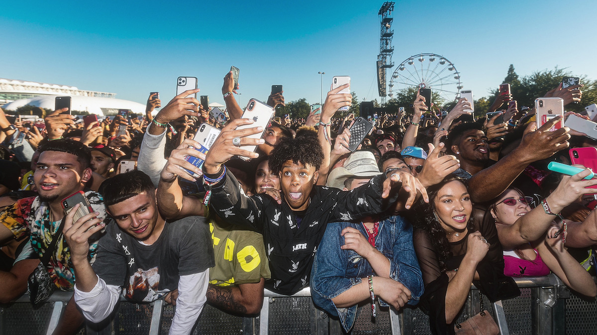  The crowd gathers in Trainwreck: The Astroworld Tragedy