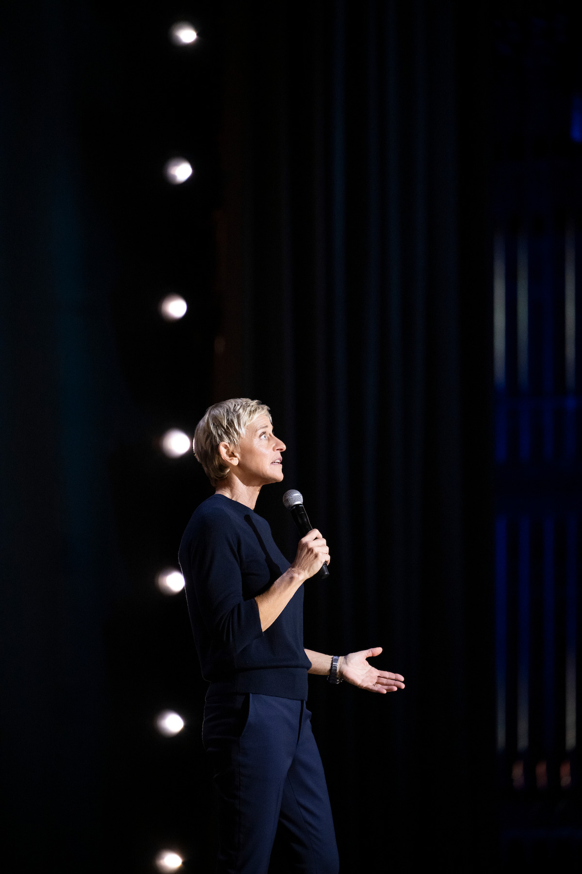 Ellen on stage.