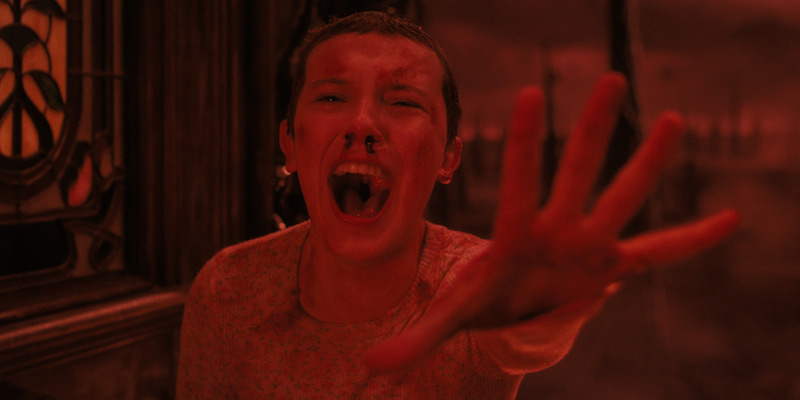 Brown as Eleven in Stranger Things Season 4, Volume 2. - See Over 100 Photos From ‘Stranger Things’ Season 4 Volume 2