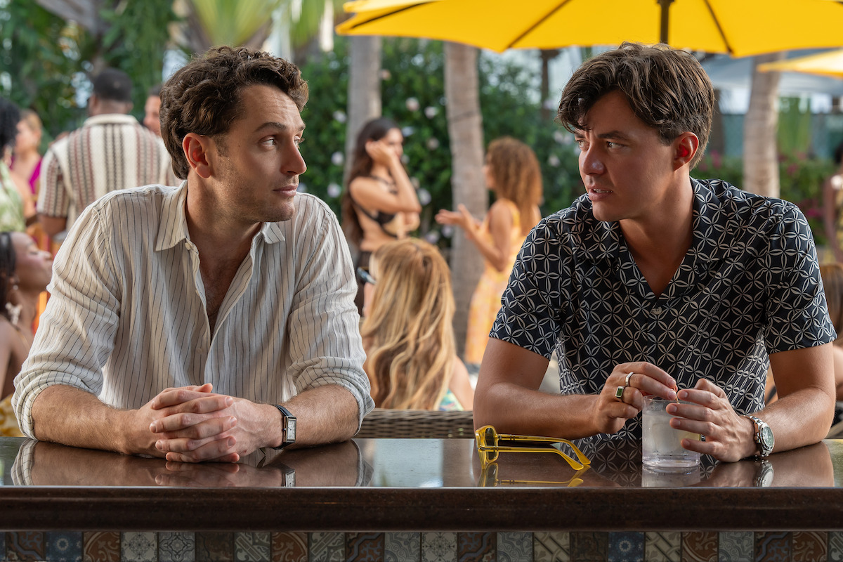 Colin Woodell as Xander Phillips and Jack Bannon as Tom Cole in ‘Pulse.’