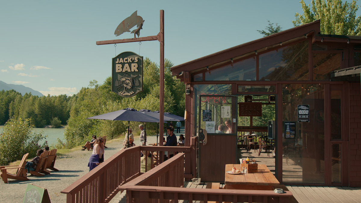 Exterior shot of Jack’s Bar from ‘Virgin River’