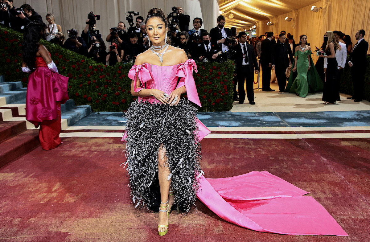 Ashley Park arrives at the Met Gala.