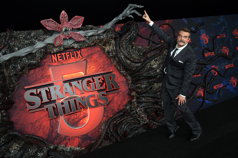 David Harbour attends the 'Stranger Things 5' World Premiere.