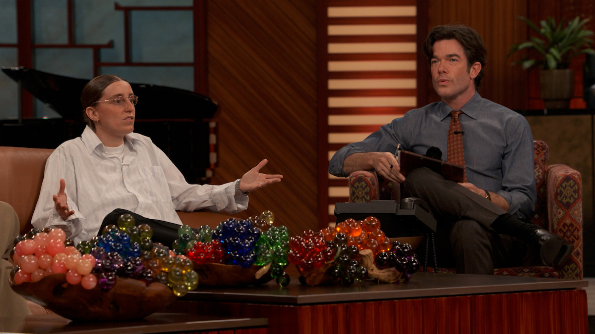 Robby Hoffman with John Mulaney 