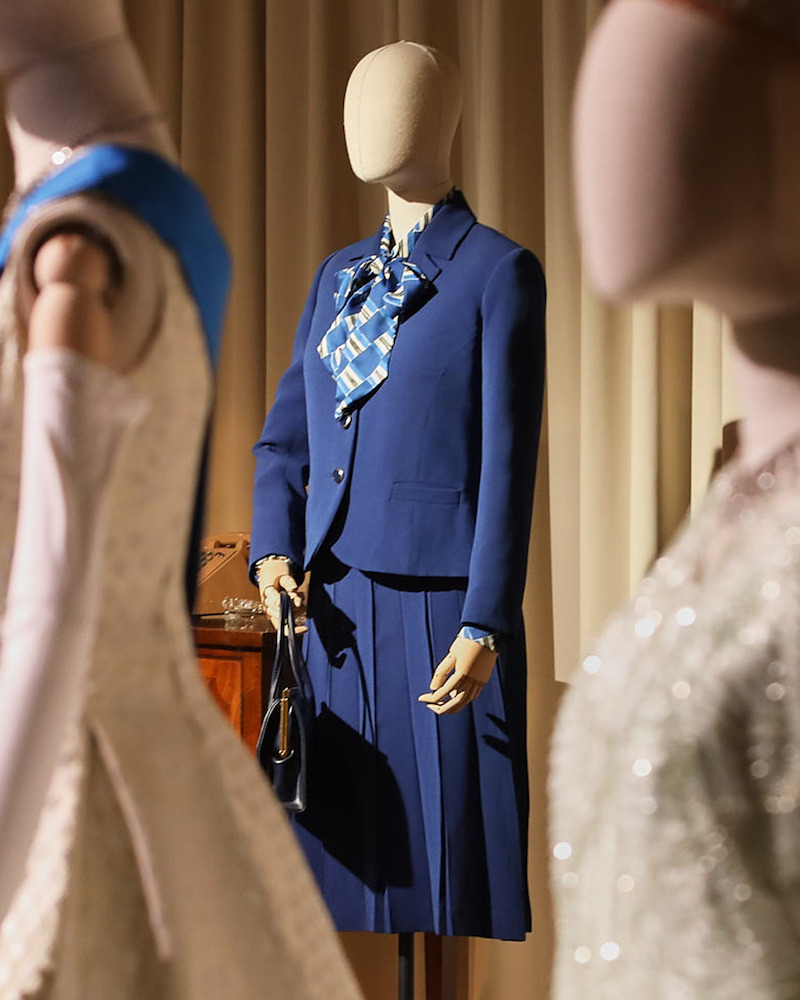 The Crown Season 6 Premiere Costume Retrospective Exhibition.