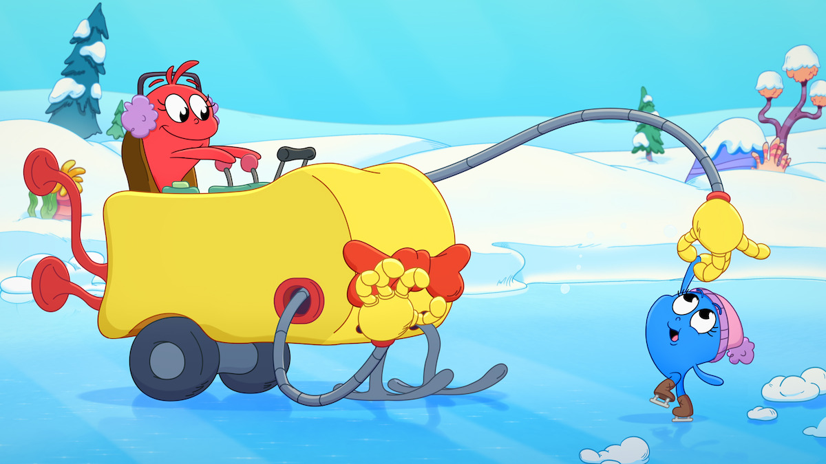 Dr Seuss's Red Fish, Blue Fish. Cr. COURTESY OF NETFLIX © 2025