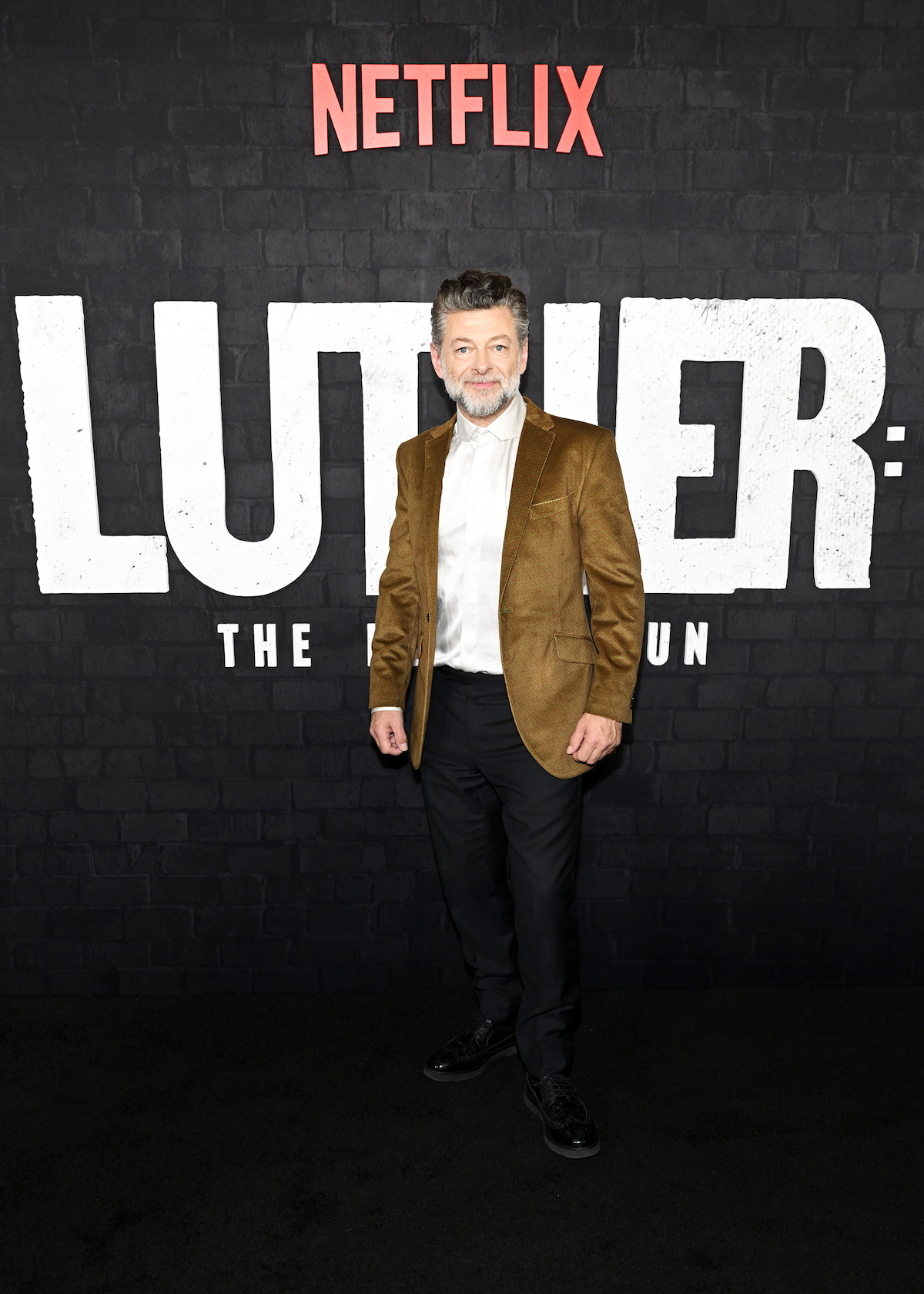 Andy Serkis attends the New York premiere of Luther: The Fallen Sun.