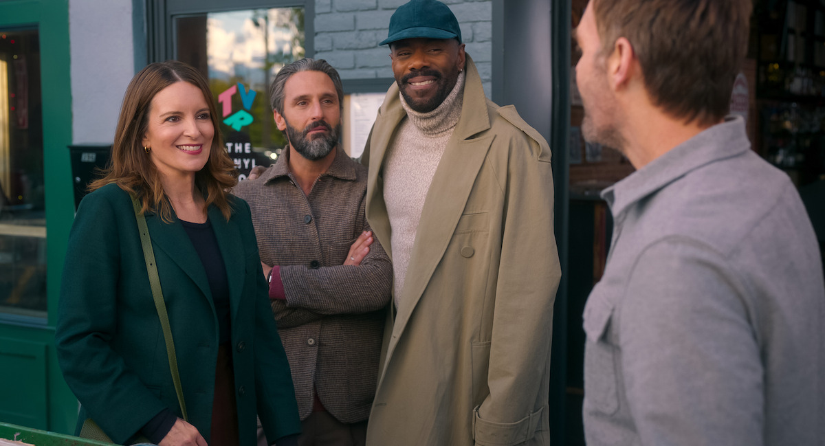 Tina Fey as Kate, Marco Calvani as Claude, Colman Domingo as Danny, and Will Forte as Jack in ‘The Four Seasons’