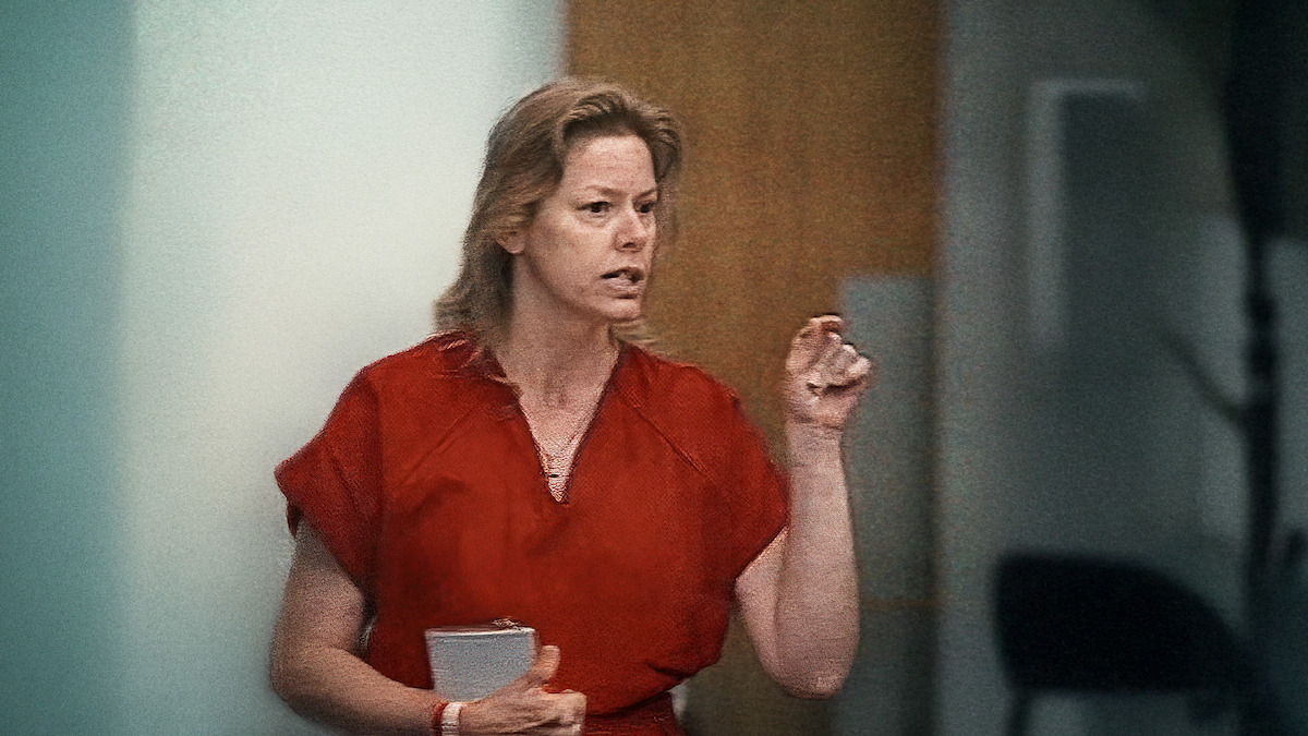 Aileen Wuornos in prison uniform