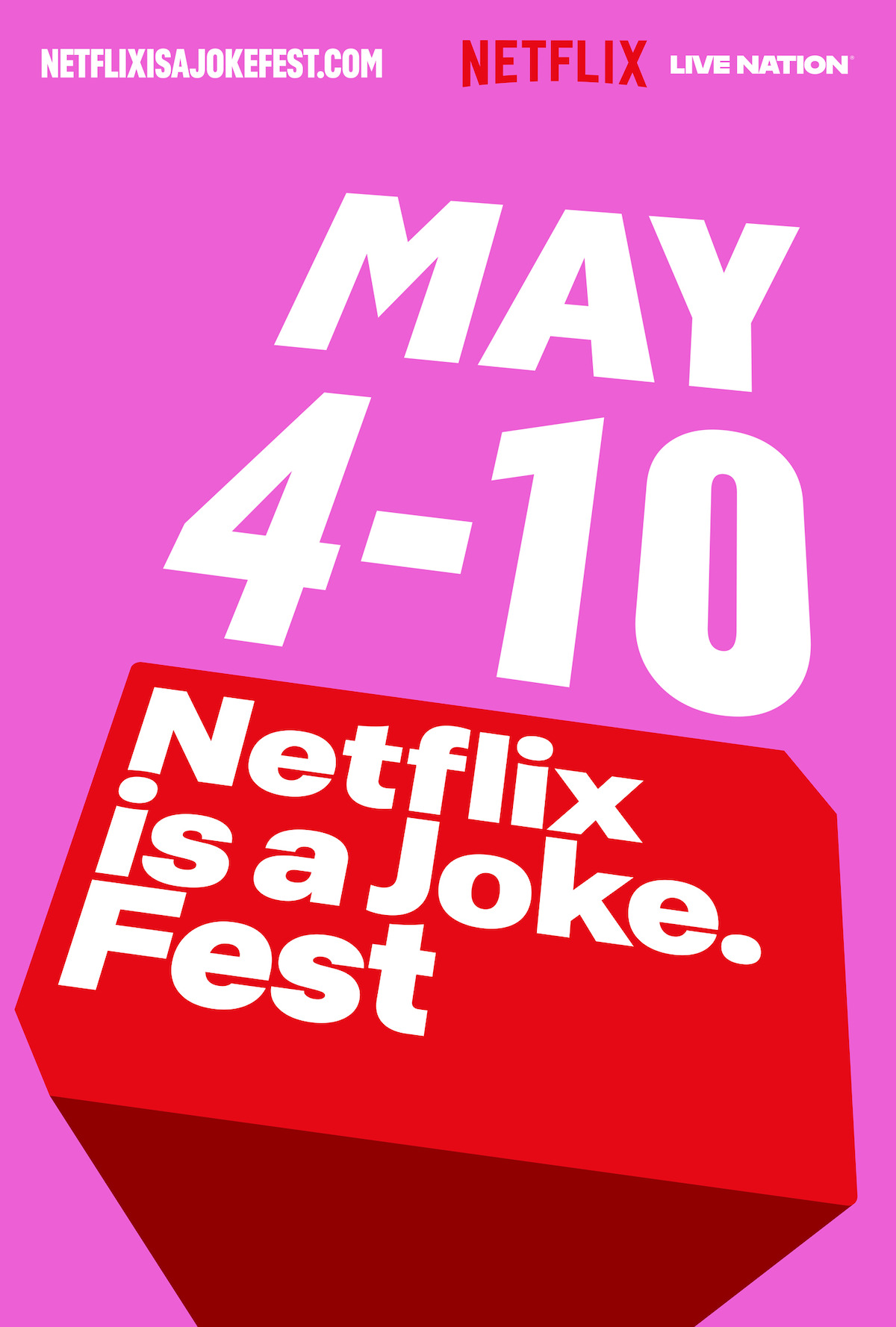 Netflix is a Joke Fest 2026 key art