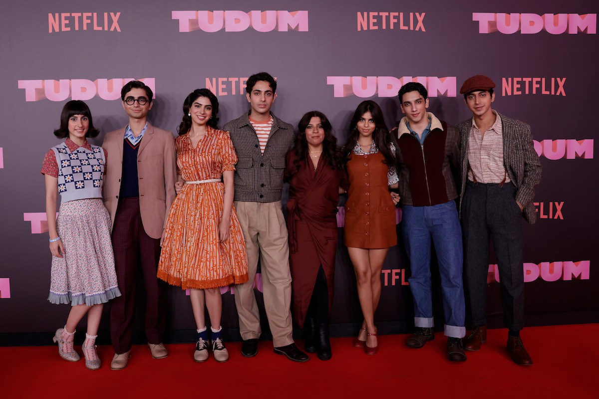 Corey, India, and Nicola on the Red Carpet at Netflix TUDUM