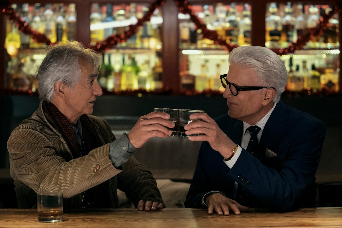 David Strathairn as Benjamin Cole and Ted Danson as Charles in ‘A Man on the Inside’ Season 2.