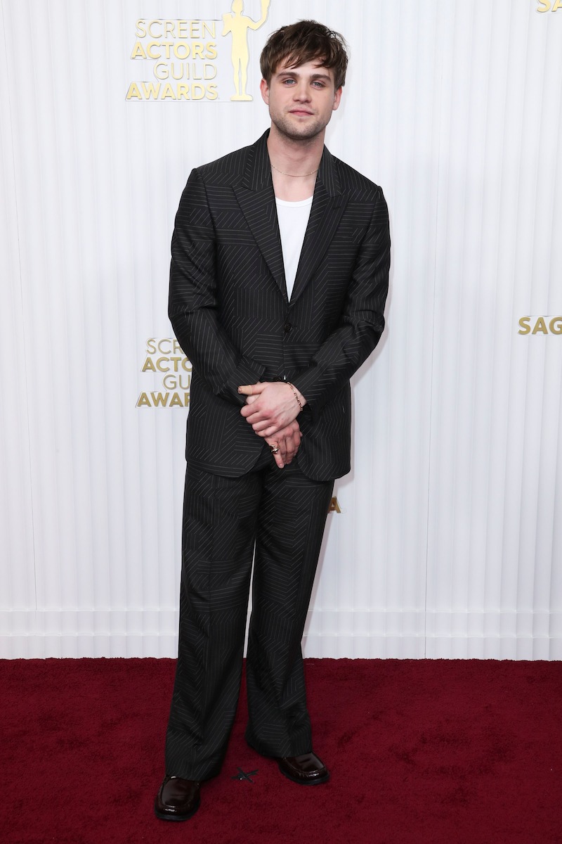 Leo Woodallat the 2023 Screen Actors Guild Awards in Los Angeles.