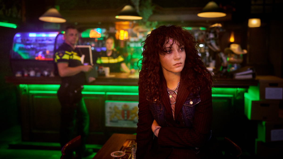 Jade Olieberg as Katja van Doorn manages The Jackal in ‘Amsterdam Empire.’