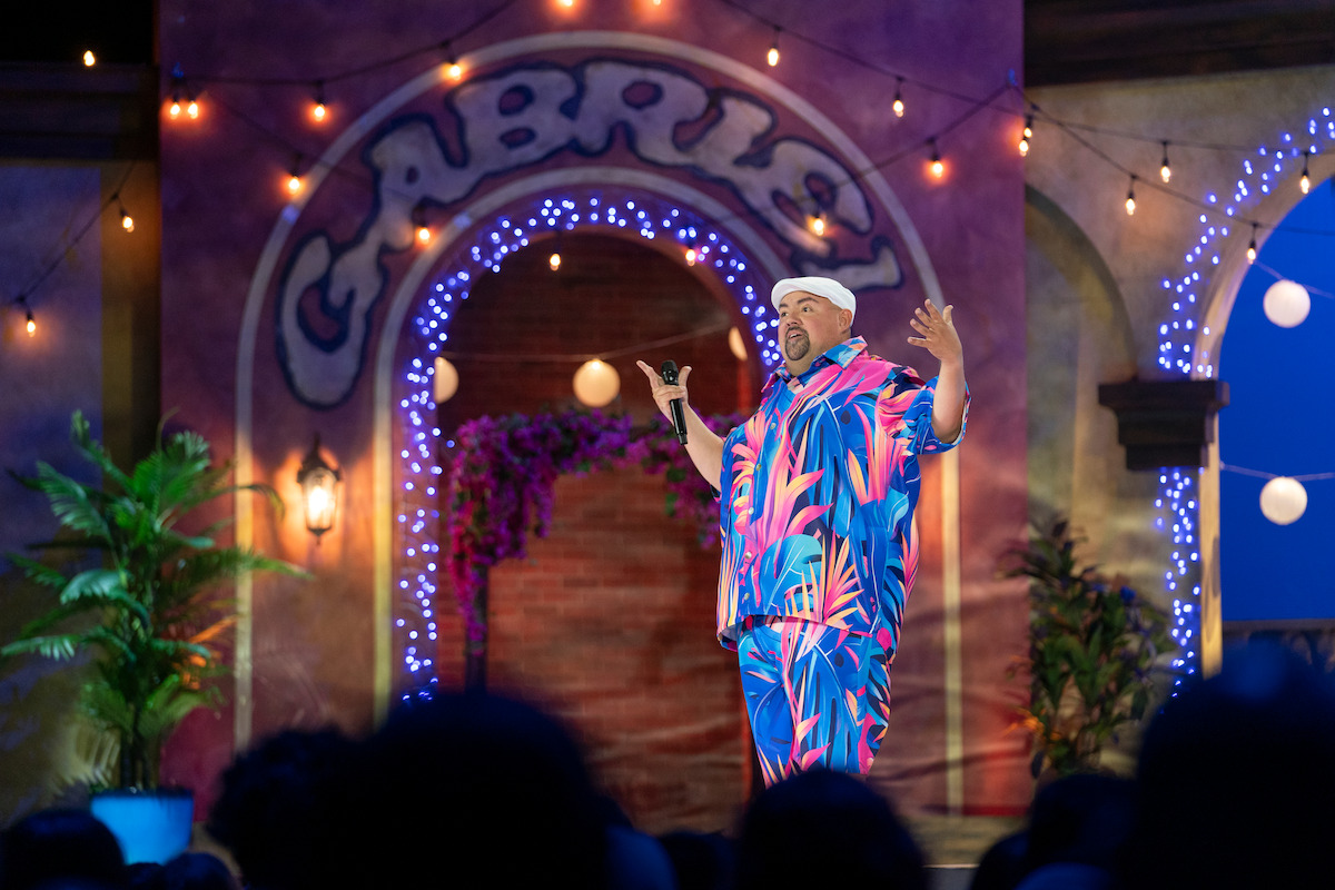 Gabriel Iglesias on stage during his special ‘Gabriel Iglesias: Legend of Fluffy’