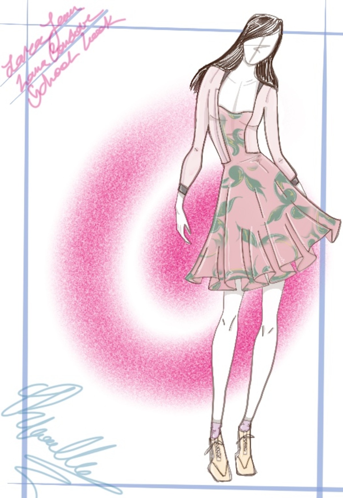 ‘To All the Boys I’ve Loved Before’ costume sketch.