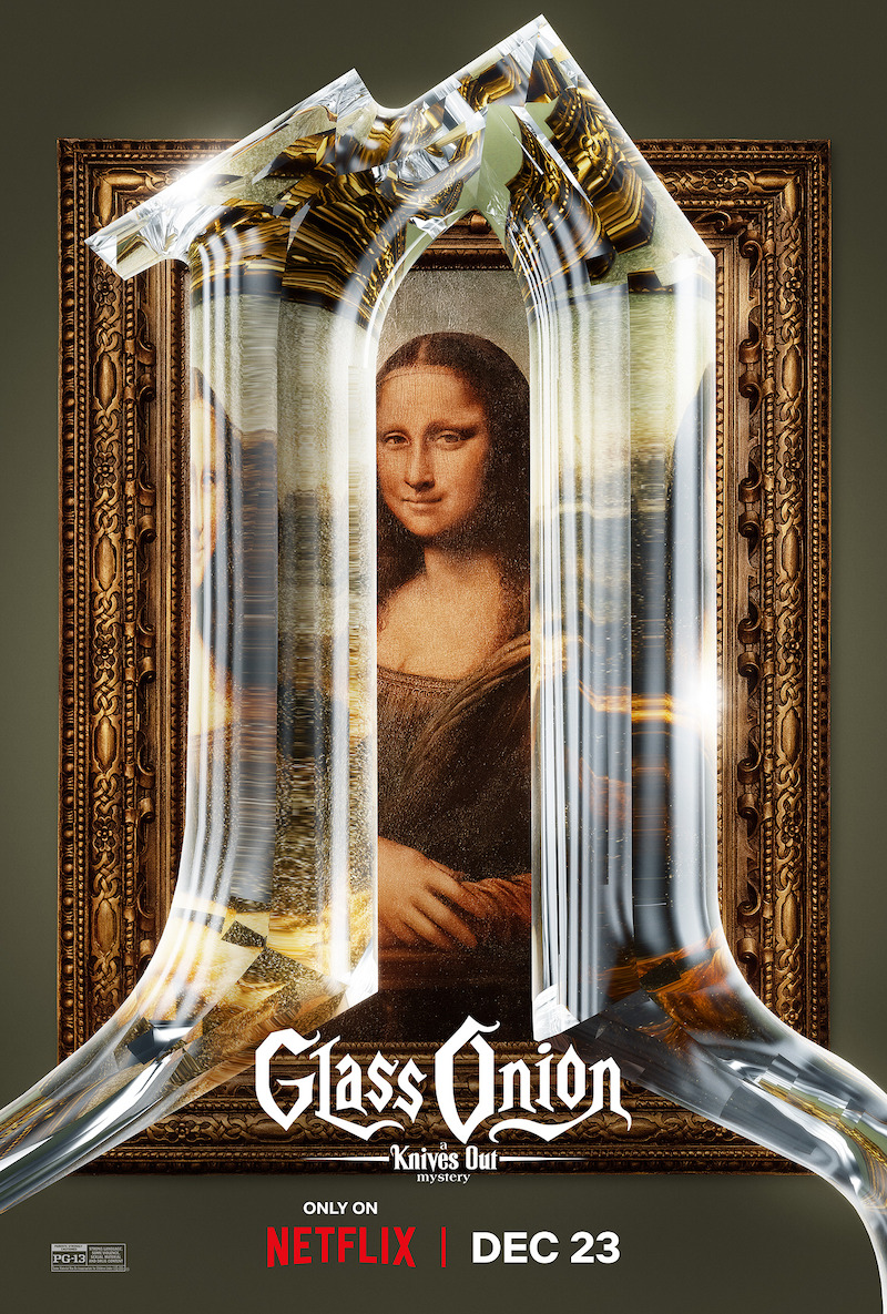 Glass Onion Official Movie Poster popular x2