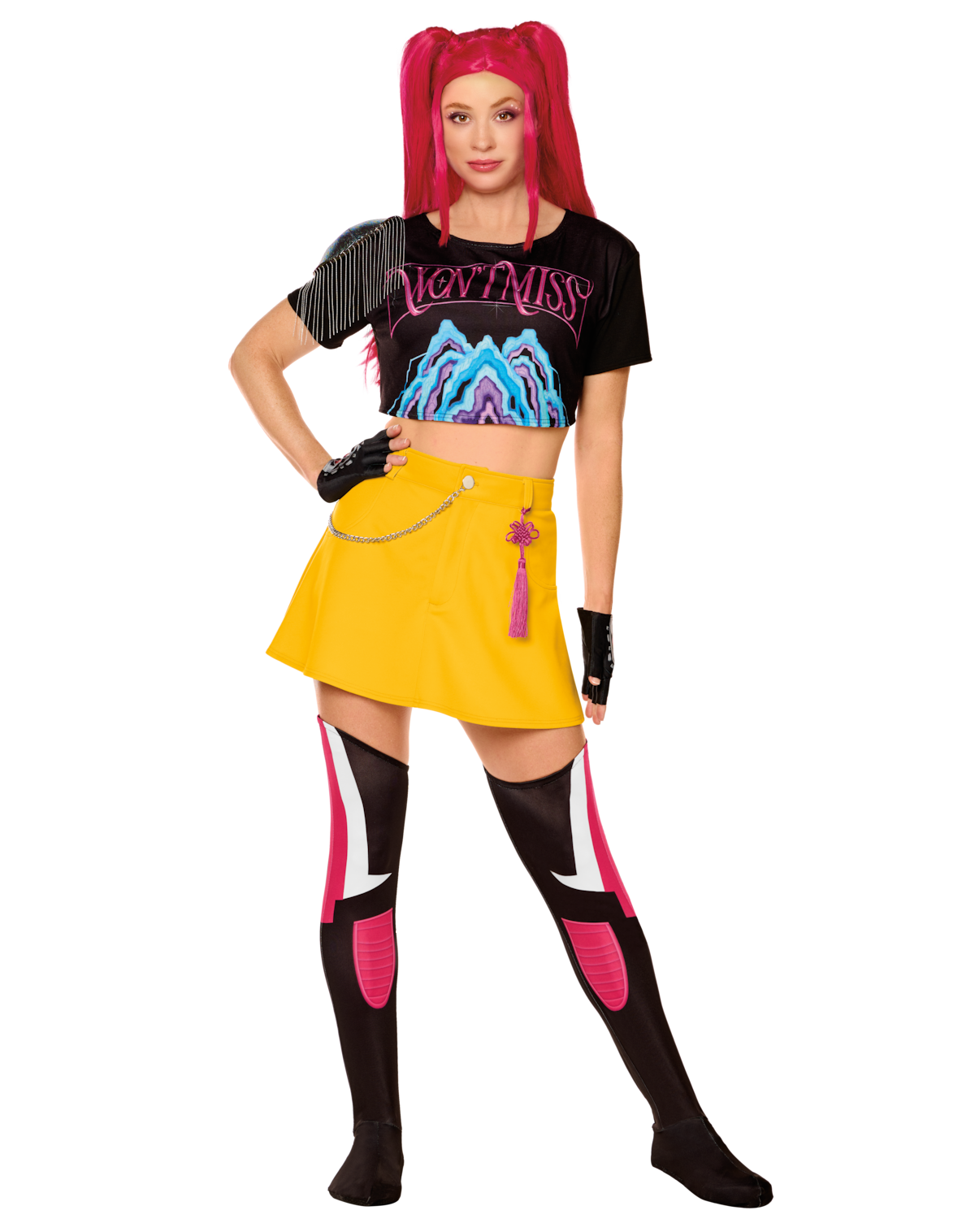 Halloween costume for Mira from ‘KPop Demon Hunters.’