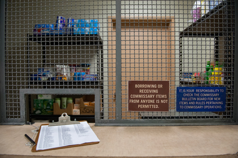 Clipboard on a table on the set of Orange Is The New Black Season 2.