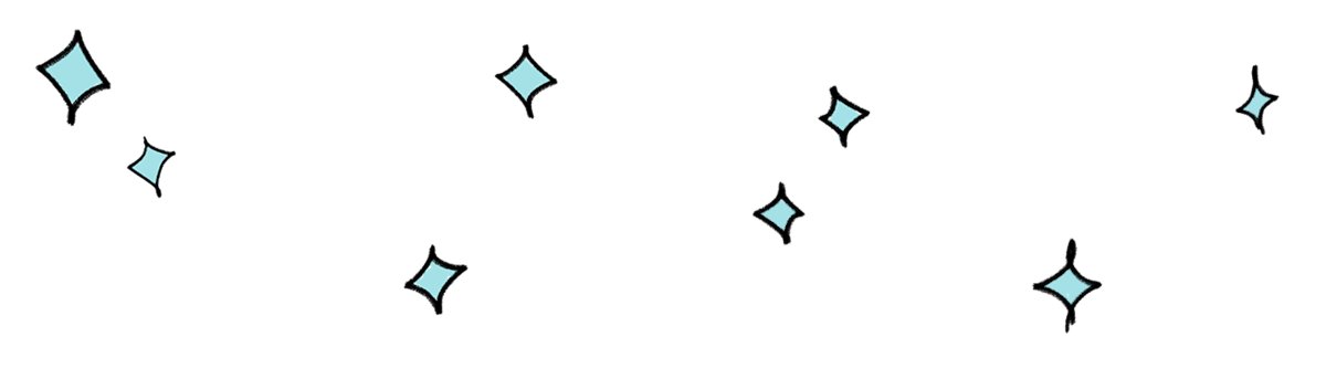 Illustrated sparkles