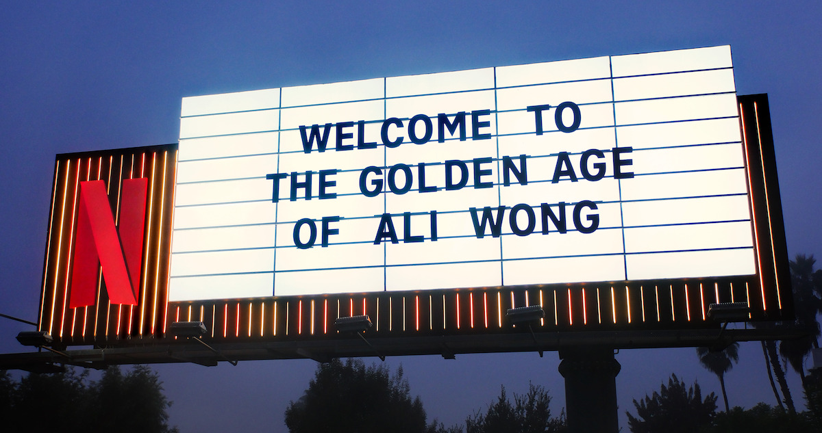 Netflix Sunset Blvd Marquee - ‘Welcome to the Golden Age of Ali Wong’