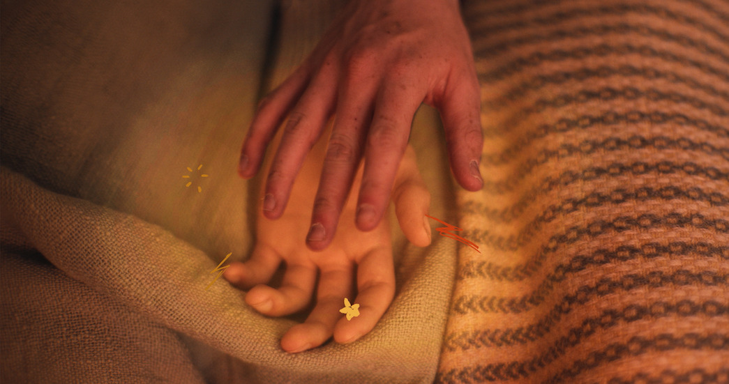 Nick wants to hold Charlie's hand