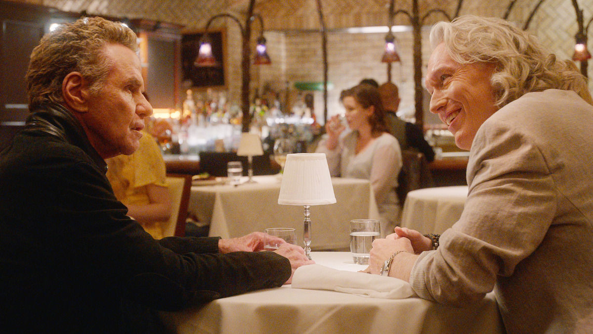 Terry and Kreese at a restaurant