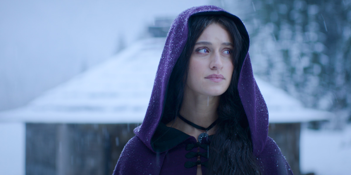 Yennefer (Anya Chalotra) in the snow in ‘The Witcher’ Season 3