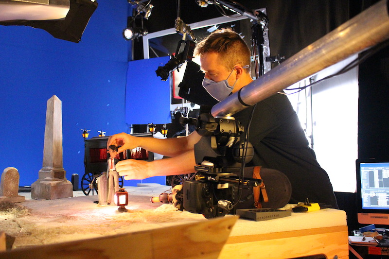 21 Peek behind the scenes at the filming of ‘Wendell & Wild.’