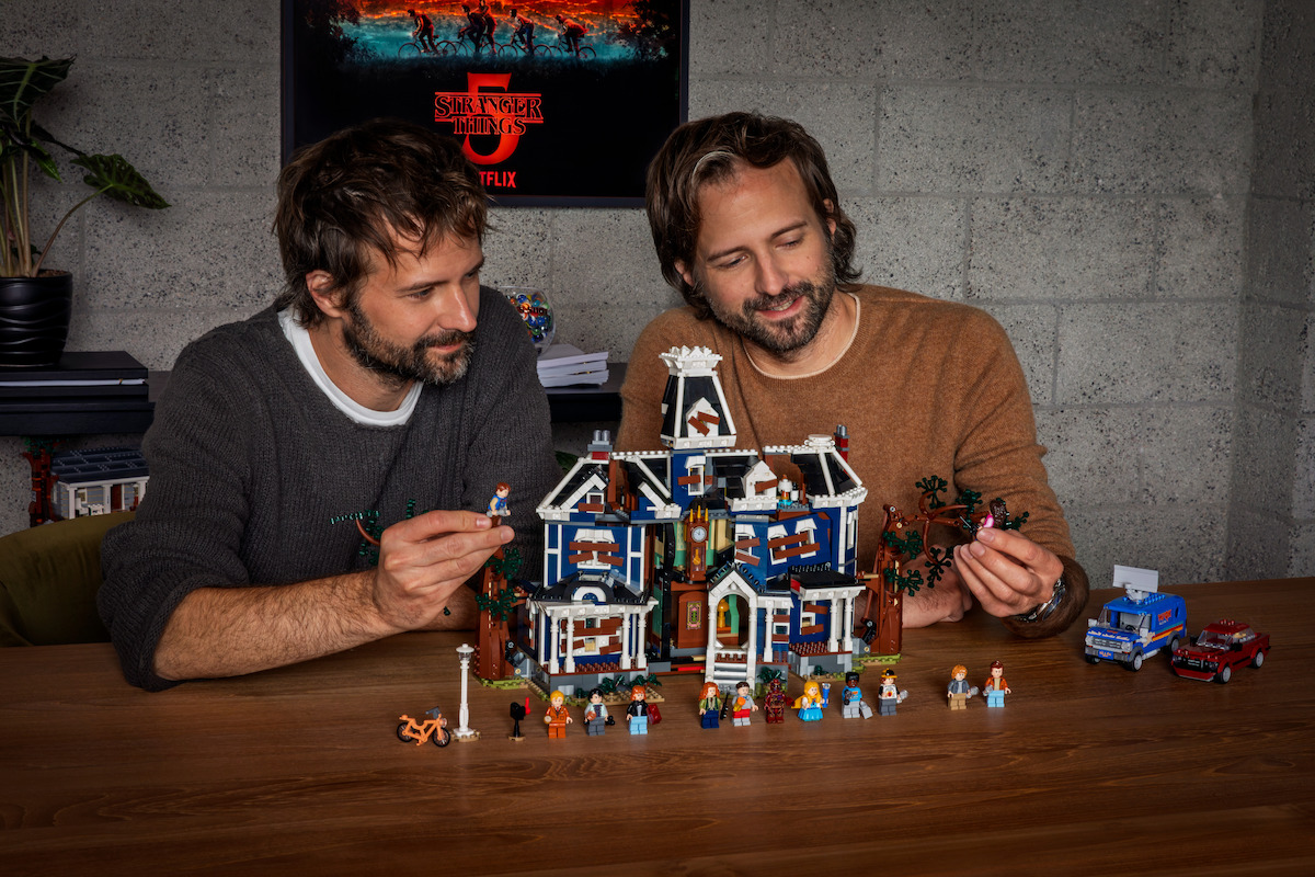 The Duffer Brothers built the Lego Creel House from 'Stranger Things' together