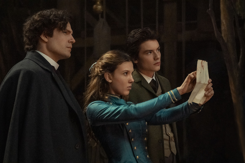 Millie Bobby Brown and Louis Partridge - ‘Enola Holmes 2‘ First Look Photos
