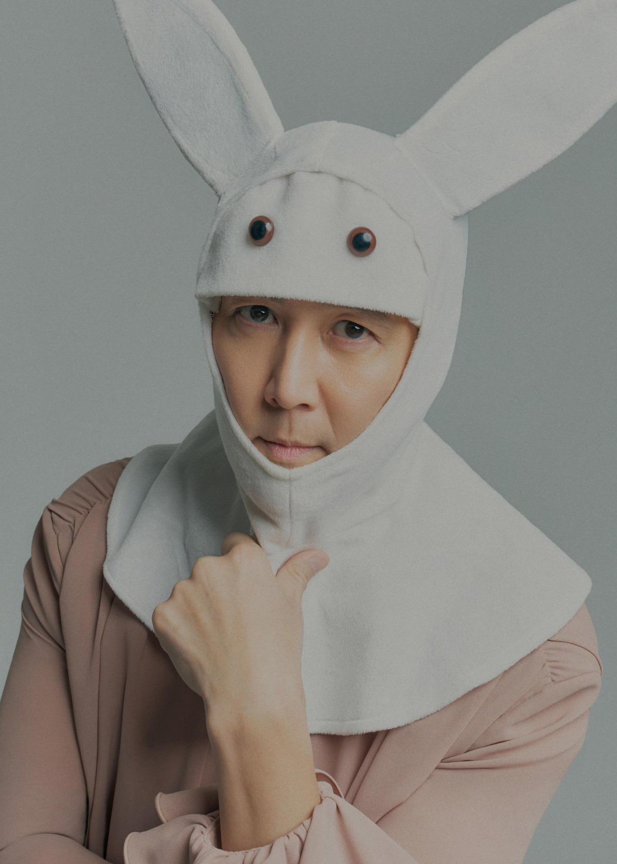 Lee Jung-jae of ‘Squid Game’ wearing a rabbit hood