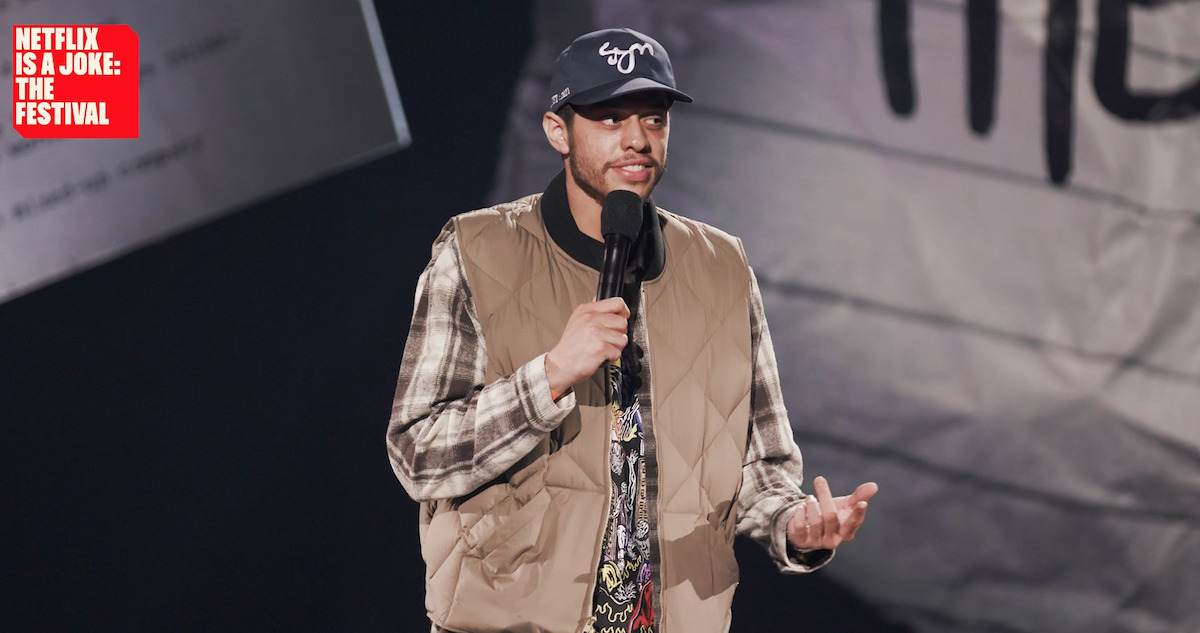 Pete Davidson Got a Spray Tan Before Netflix Is A Joke Fest