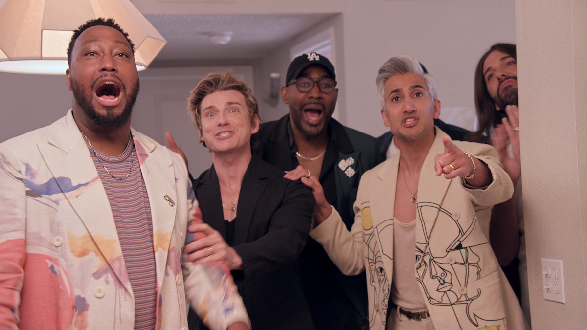 Billy Allen, Jeremiah Brent, Karamo Brown, Tan France, and Jonathan Van Ness.