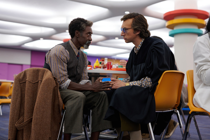 Jack consults with his colleague, Professor Murray Siskind (Don Cheadle). - ‘White Noise’ First Look Photos Card Image