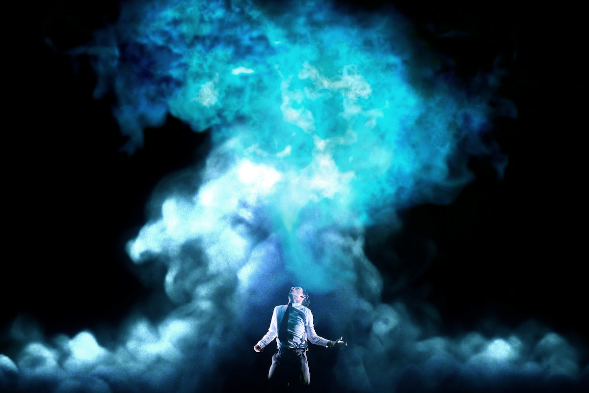 Louis McCartney as Henry Creel on stage in 'Stranger Things: First Shadow' on Broadway.
