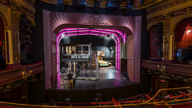 Building the set of 'Behind the Curtain: Stranger Things: The First Shadow' 