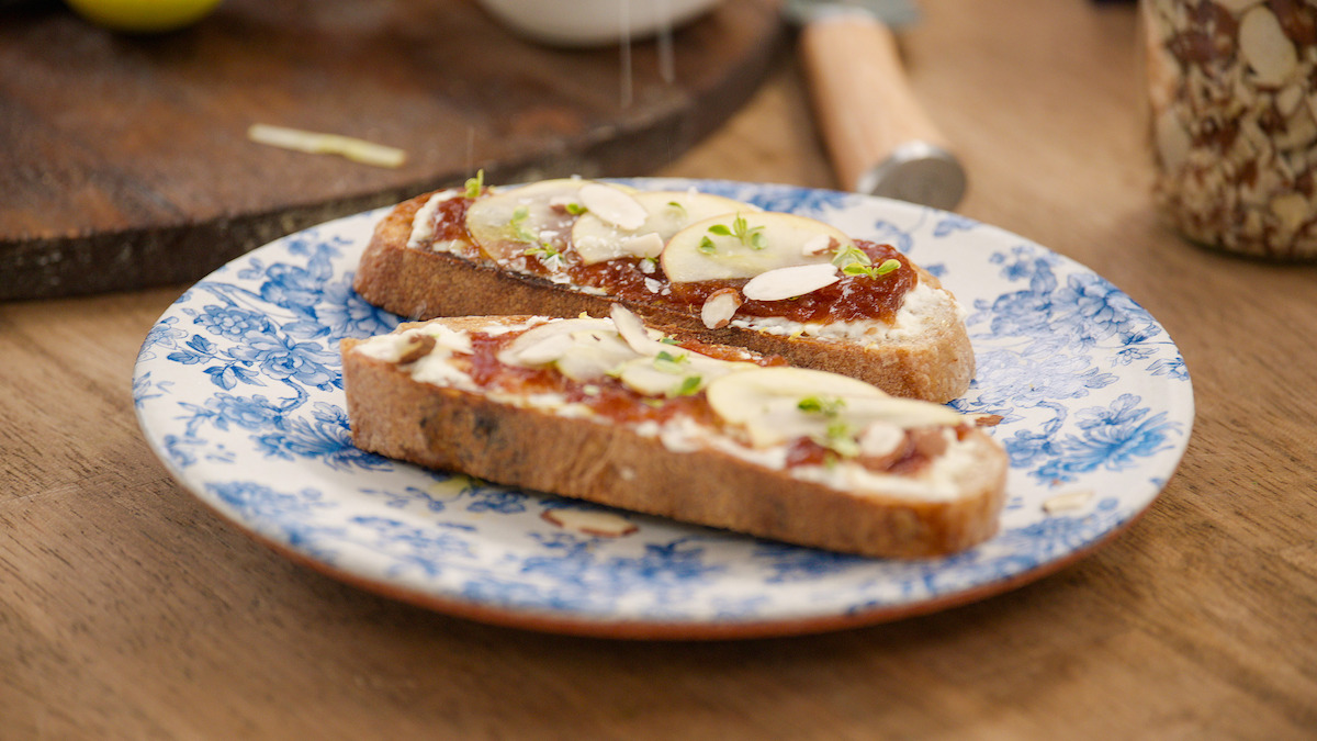 Apple Butter Tartine