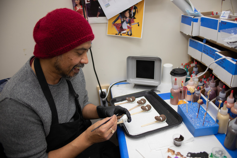 9 Peek behind the scenes at the filming of ‘Wendell & Wild.’