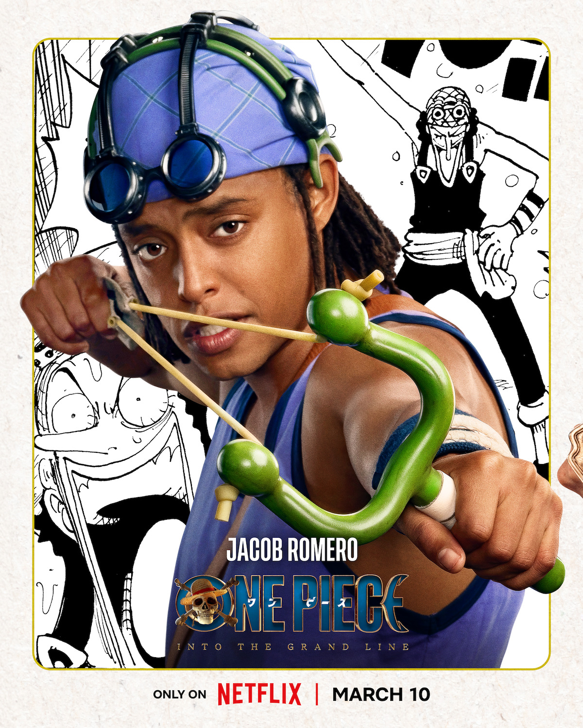 Key art poster of Jacob Romero as Usopp in 'ONE PIECE' Season 2